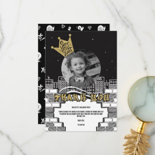 Two Legit To Quit Flat Thank You Card