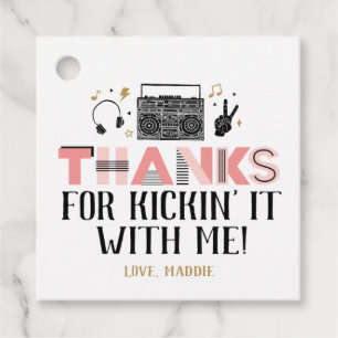 Two Legit to Quit Second Birthday Thank You Favour Tags