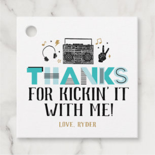 Two Legit to Quit Second Birthday Thank You Favour Tags