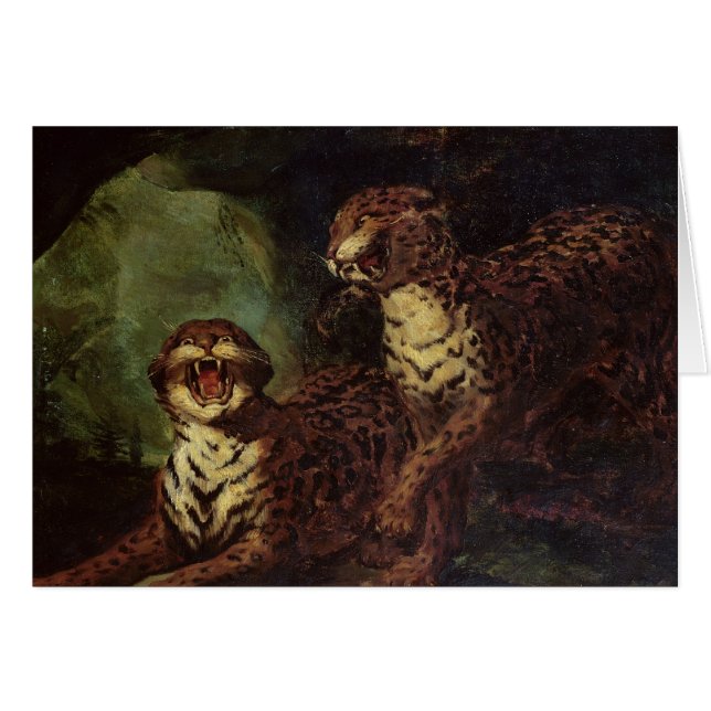 Two Leopards, c. 1820 (Front Horizontal)