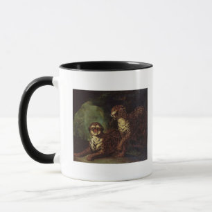 Two Leopards, c. 1820 Mug
