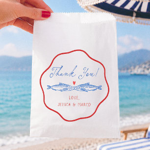 Two Less Fish Bridal Shower Thank You Favour Bag
