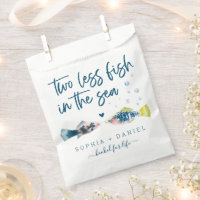 Two Less Fish In The Sea Wedding Favour Bag