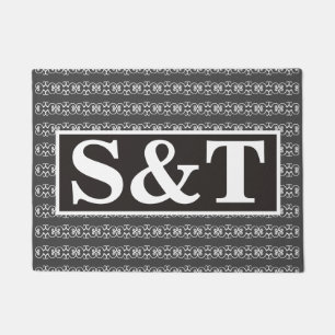 Two Letter Monogram Doormat
