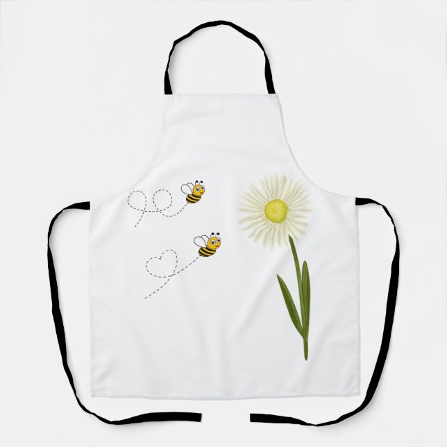 Two little and cute bees apron (Front)