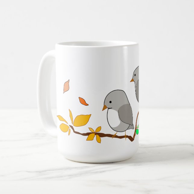 Two Little Birds Coffee Mug (Front Left)