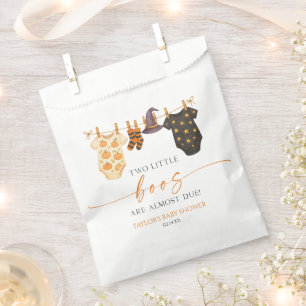 Two Little Boos Are Almost Due! Twins Baby Shower Favour Bag