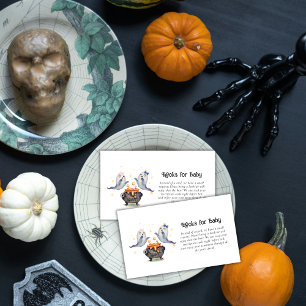 Two Little Boos Ghost Twins Books For Baby Shower Enclosure Card