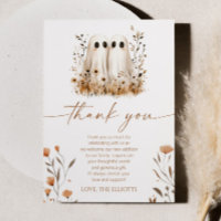 Two Little Boos Ghost Wildflower Twins Baby Shower