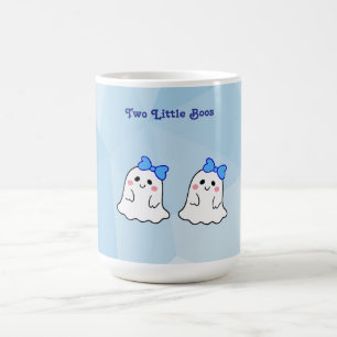 Two LIttle Boos Twin Halloween Theme Coffee Mug