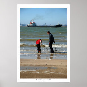Two Little Fishermen Poster