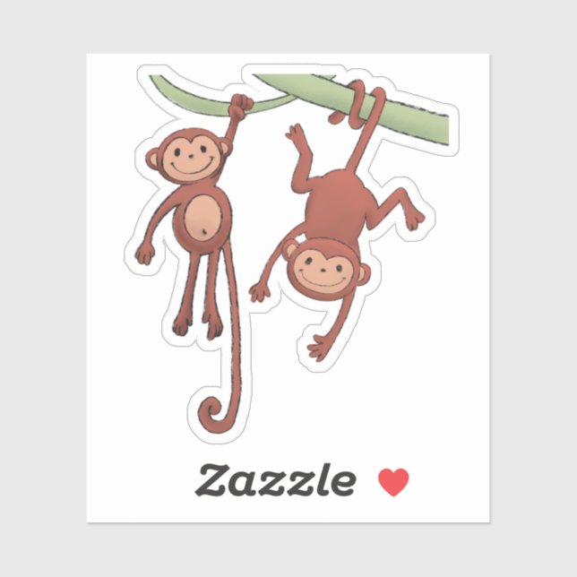 Two little monkeys (Sheet)