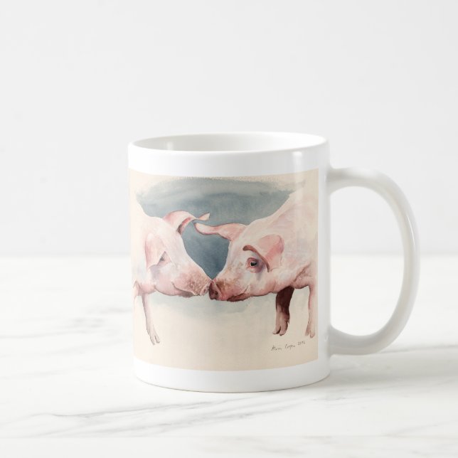 Two Little Piggies 2012 Coffee Mug (Right)
