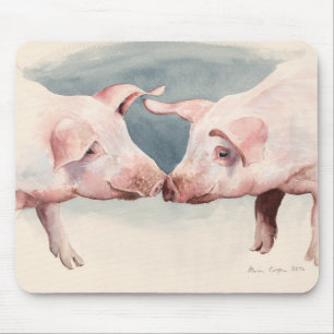 Two Little Piggies 2012 Mouse Pad