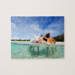 Two little piglets jigsaw puzzle