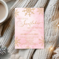 Two Little Snowflakes Winter Twins Baby Shower