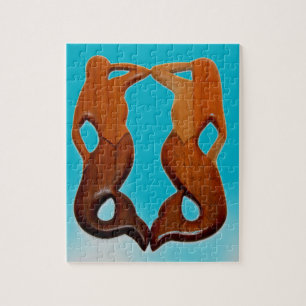 two lookout mermaids jigsaw puzzle