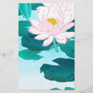 Two Lotus Flowers Stationery