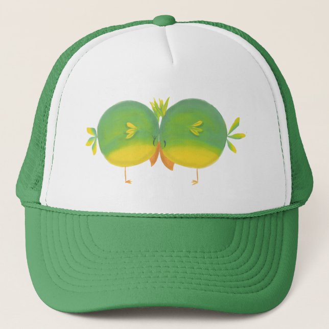 Two Love Birds Ball Cap (Front)