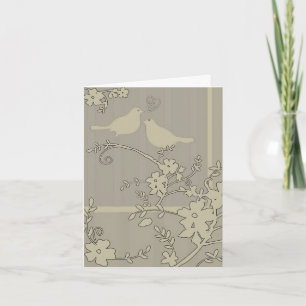 Two Love Birds ~ Card / Invitations