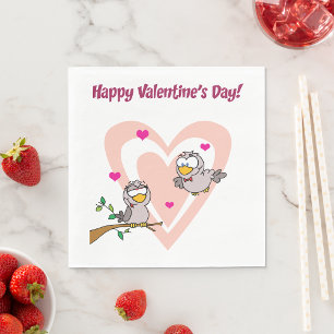 Two Love Birds Napkin