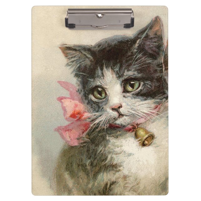 Two lovely Victorian kittens. Clipboard (Front)