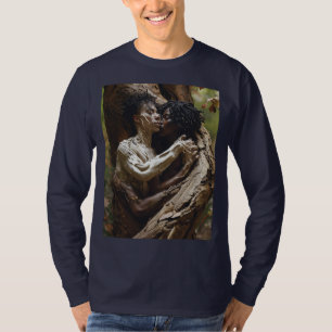 Two Lovers: One White Man, One Black Girl' T-Shirt