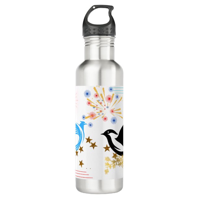 Two Majestic Birds 710 Ml Water Bottle (Front)