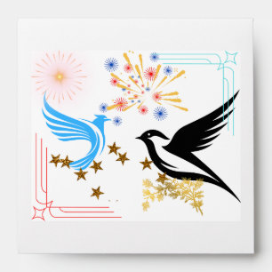 Two Majestic Birds Envelope