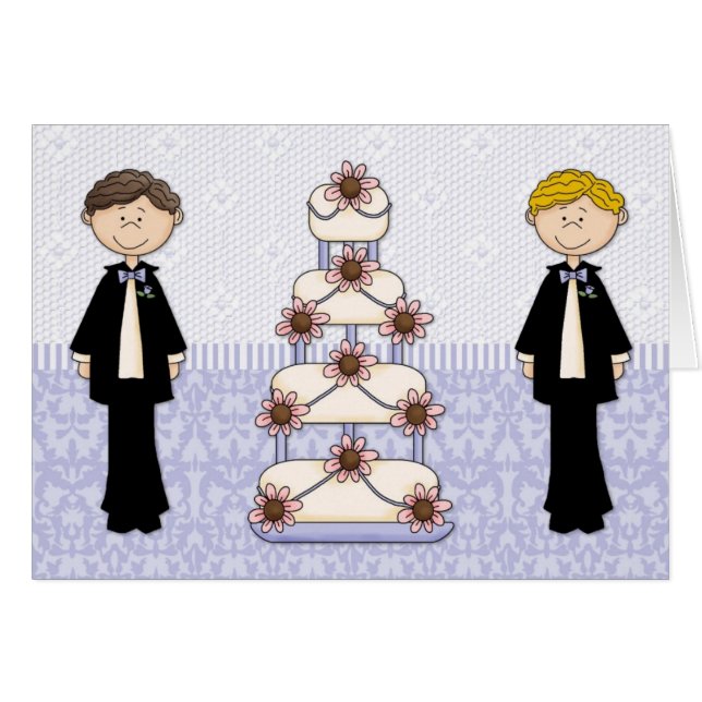Two Men and A Wedding Cake (Front Horizontal)