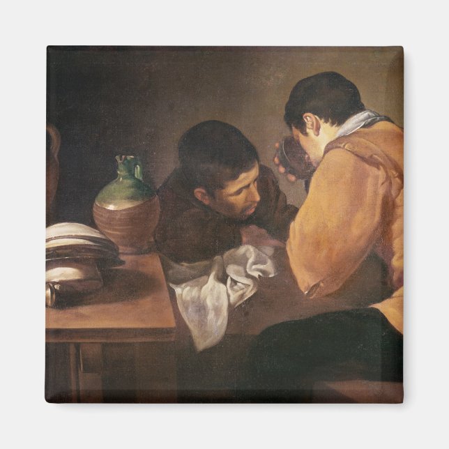 Two Men at Table, c.1620-21 Magnet (Front)