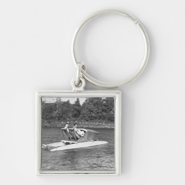 Two Men Key Ring (Front)