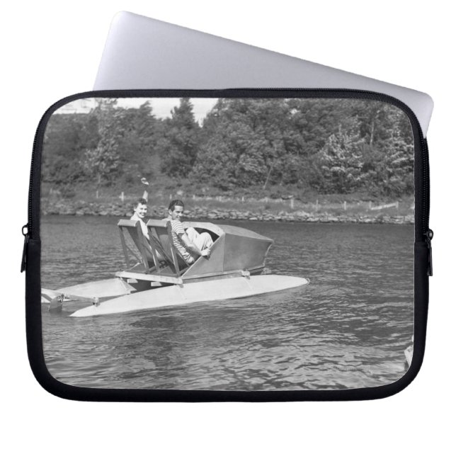 Two Men Laptop Sleeve (Front)