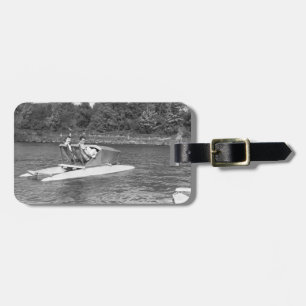 Two Men Luggage Tag