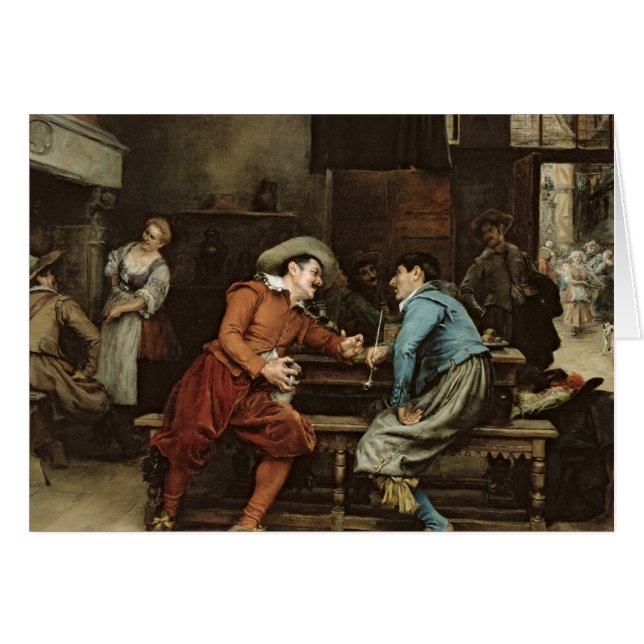 Two Men Talking in a Tavern (Front Horizontal)