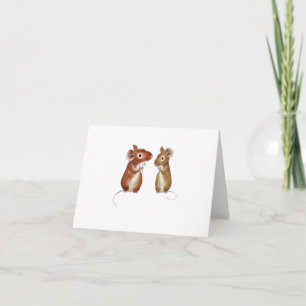 'Two Mice' Card