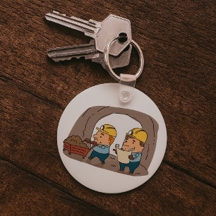 Two Miners Key Ring