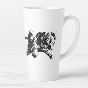 Two Mini Schnauzers – Artistic Black & White Mug
