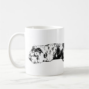 Two Mini Schnauzers – Artistic Black & White Mug
