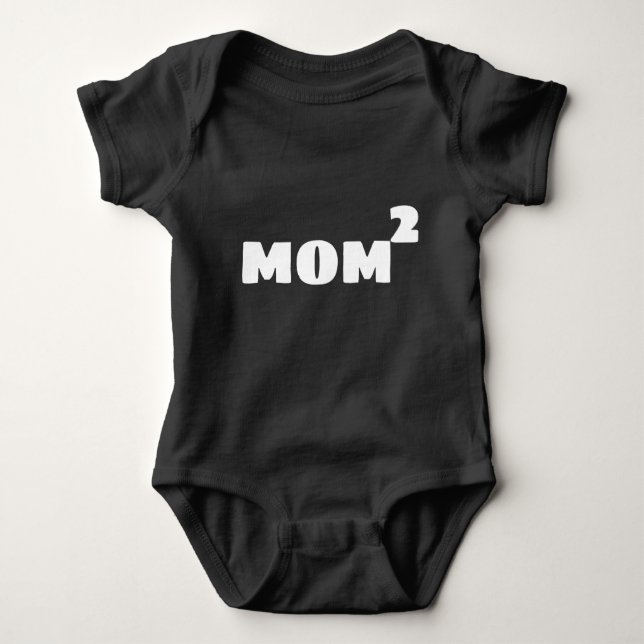Two Moms Baby Bodysuit (Front)