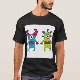 Two Monsters Original Artwork T-Shirt