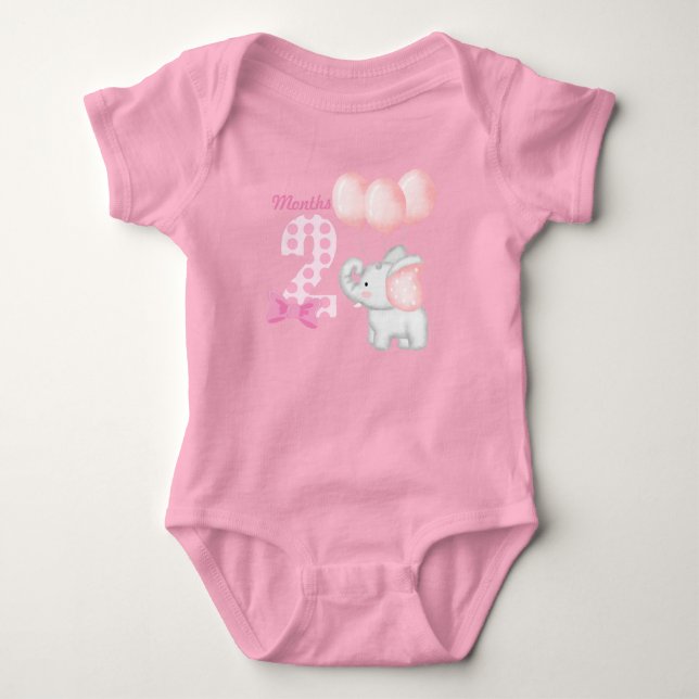 Two months  baby bodysuit (Front)