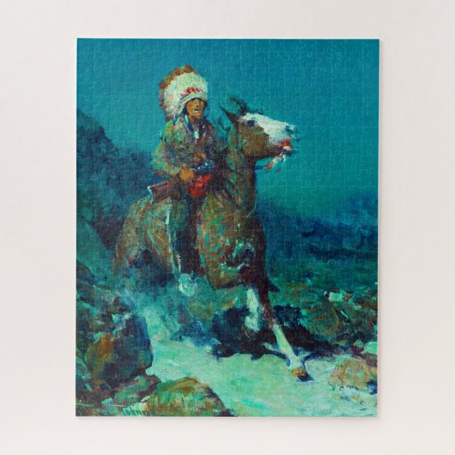 Two Moons by Frank Tenney Johnson Jigsaw Puzzle (Vertical)