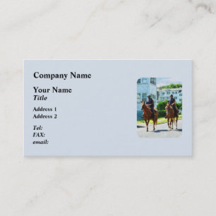 Two Mounted Police Business Card