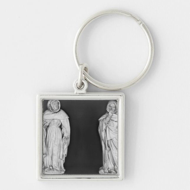 Two Mourners Key Ring (Front)