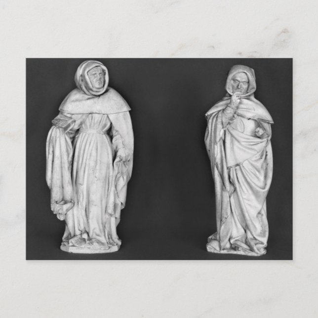 Two Mourners Postcard (Front)
