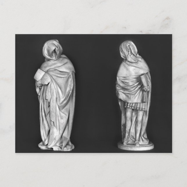 Two Mourners Postcard (Front)