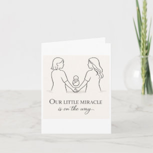 Two mums baby shower  invitation