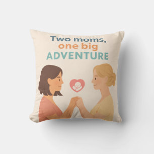 Two Mums double love Cushion