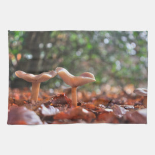 Two Mushroom Tea Towel